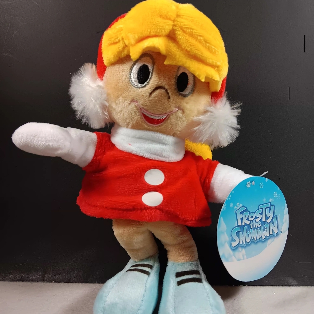 Frosty The Snowman Stuffed Animal 7" Karen Plush Christmas Kids New